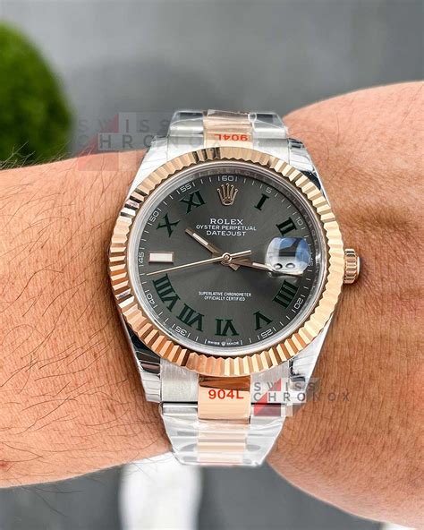 rolex wimbeldon rose gold|rolex wimbledon 41 datejust.